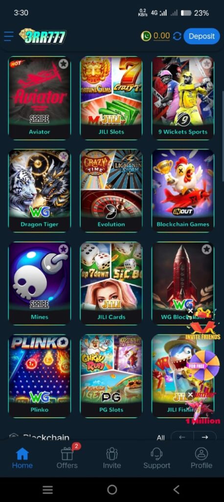 3rr777 Game new Online earning app