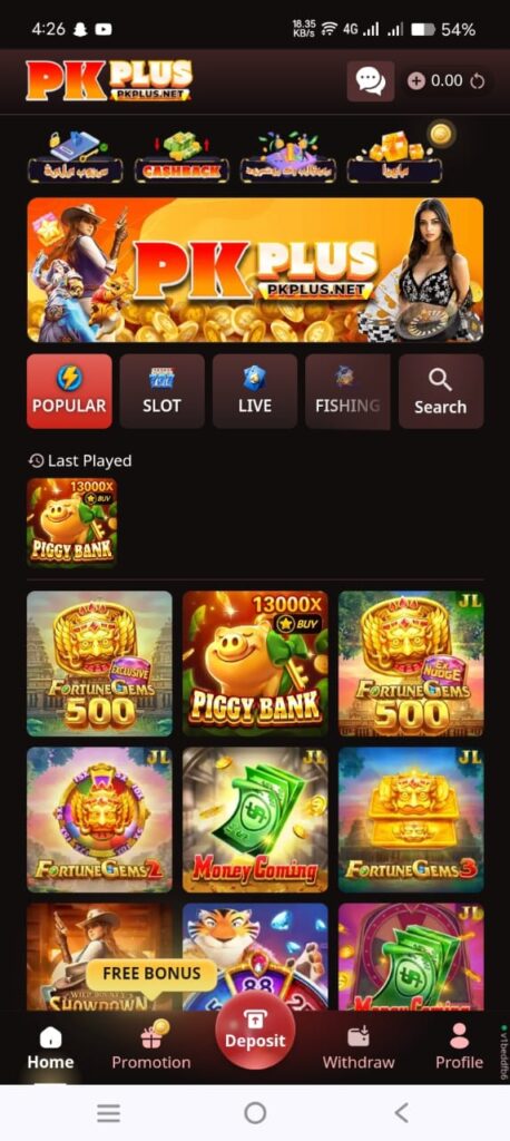 PKplus Game 